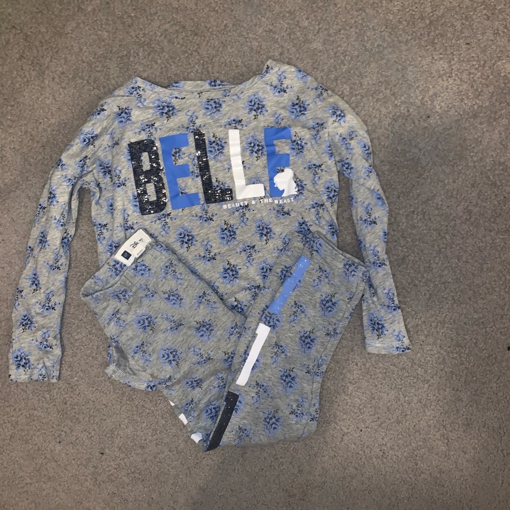 Gap Girl Size XS(4-5) Set Disney Beauty &The Beast